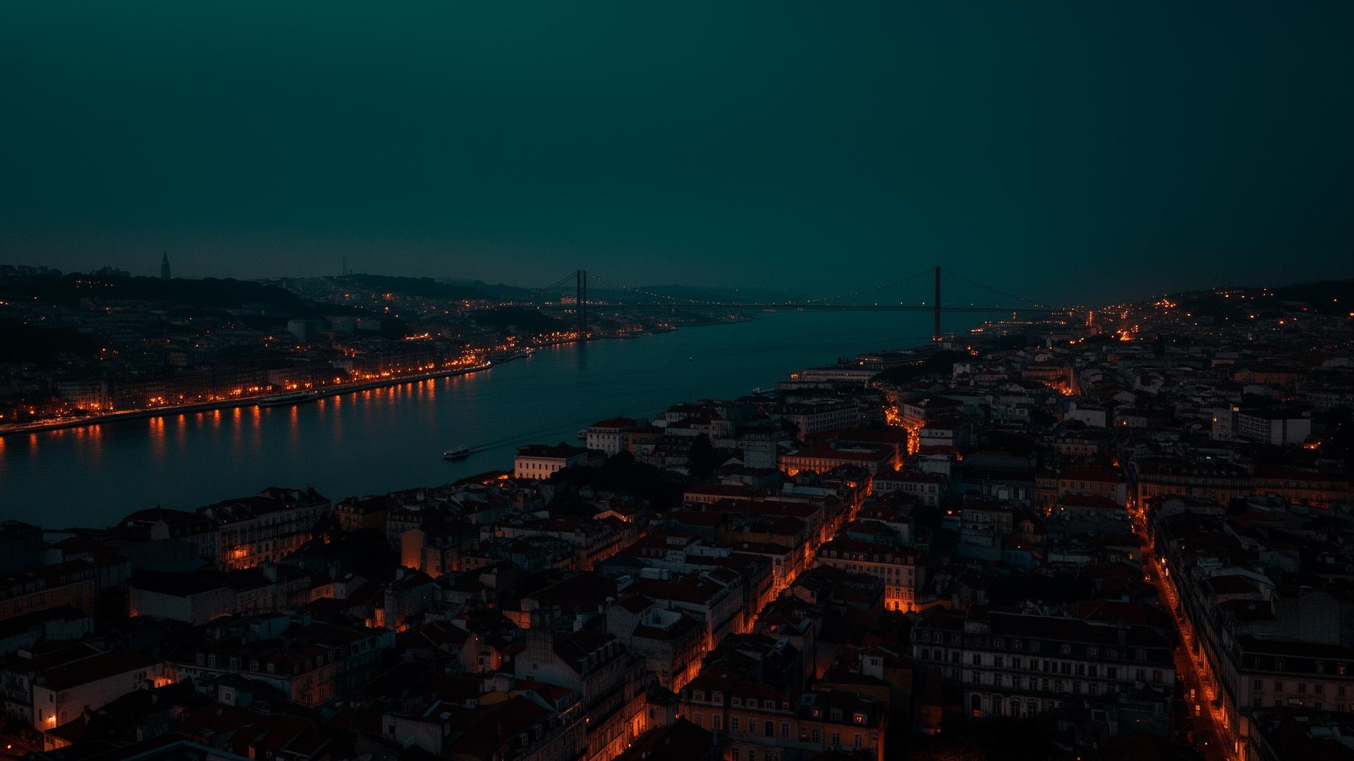 Lisbon at night — In-Locco's home base